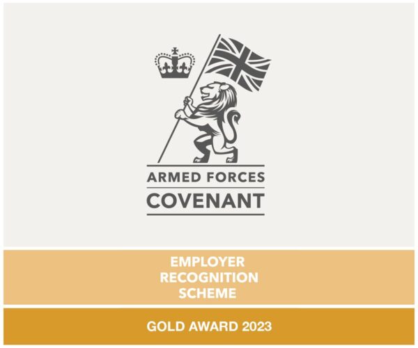 Gold Award for Walk Talk Action for Supporting the Armed Forces