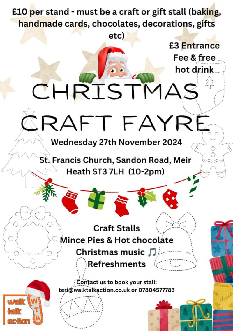 walk talk action christmas craft fayre